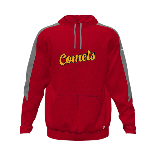 [CUS-DFW-HOOD-FLC-LSL-RED-YXS-LOGO1] Hoodie (Youth XS, Red, Logo 1)