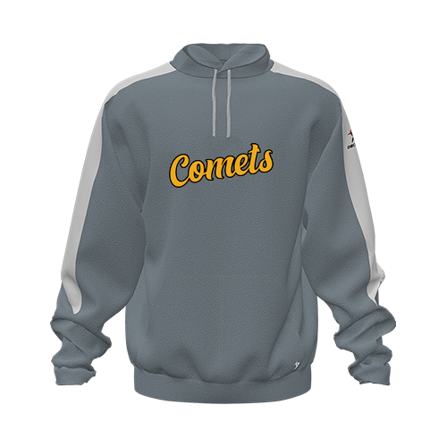 [CUS-DFW-HOOD-FLC-LSL-GRY-YXS-LOGO1] Hoodie (Youth XS, Gray, Logo 1)