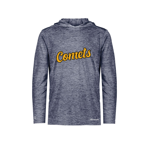 [FOLHCGNV-AS-LOGO1] Decker Men's Charge Hoodie (Adult S, Navy, Logo 1)