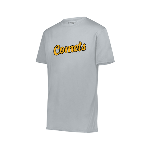 [222818.099.S-LOGO1] Men's Movement Dri Fit Shirt (Adult S, Silver, Logo 1)