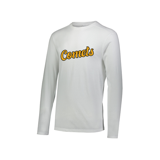 [3075.005.XS-LOGO1] Men's LS Ultra-blend T-Shirt (Adult XS, White, Logo 1)