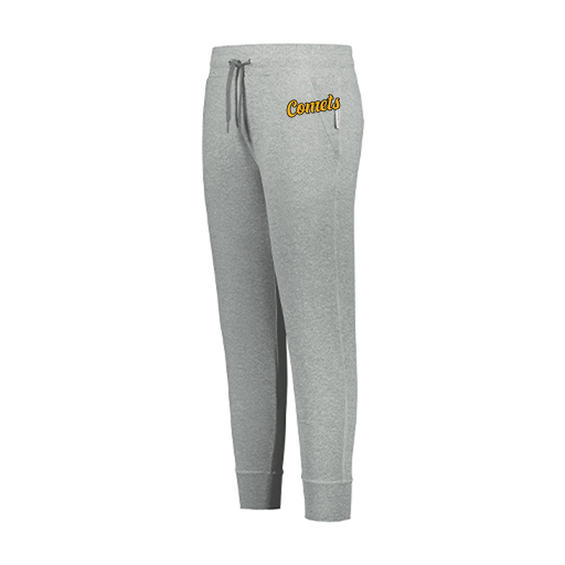 [222799.013.XS-LOGO1] LADIES VENTURA SOFT KNIT JOGGER (Female Adult XS, Silver, Logo 1)